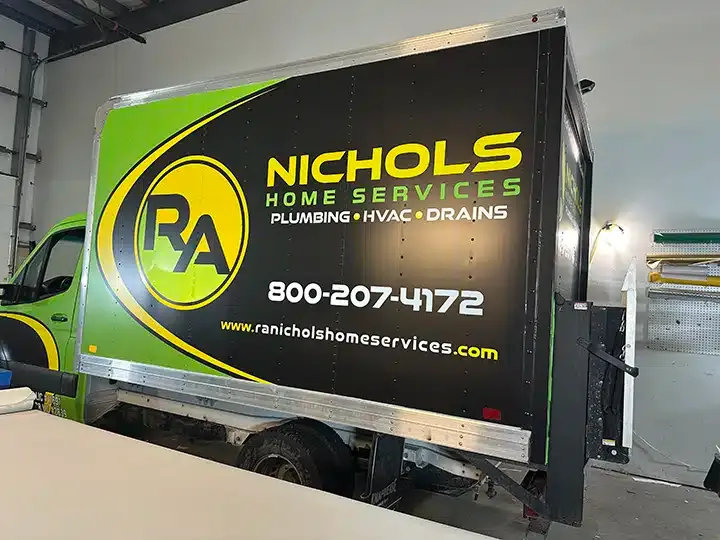 RA Nichols home services van serving Monroe Township NJ